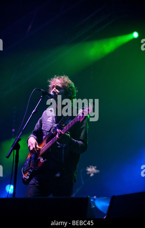 Wilko effettuando al greenman festival 2009 Foto Stock