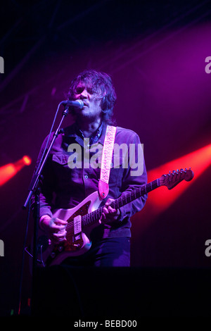 Wilko effettuando al greenman festival 2009 Foto Stock