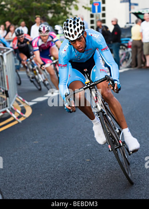 Festival di ciclismo centro gara Abergavenny Wales UK Foto Stock