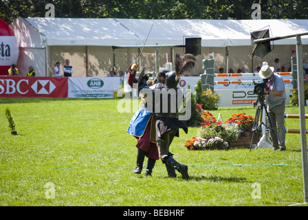 Torneo di cavalieri in strzegom presso HSBC FEI World Cup 2009 Foto Stock