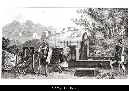 Antica di motori militari Foto Stock