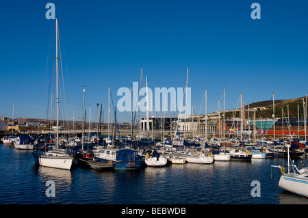 Europa, Regno Unito, Galles Swansea marina 2009 Foto Stock