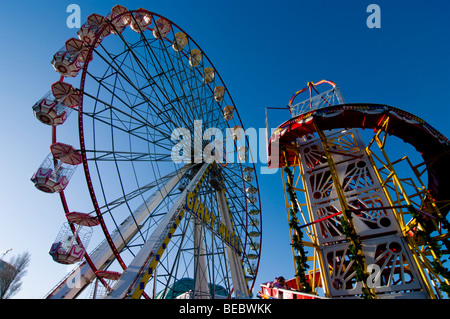 Europa, Regno Unito, Galles Swansea luna park 2008 Foto Stock