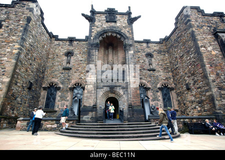 Scottish National War Memorial il Castello di Edimburgo in Scozia UK Foto Stock