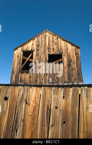 Legno stagionato dettaglio, Bodie Ghost Town, est della California, Stati Uniti d'America Foto Stock