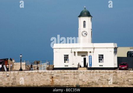 Droit Casa sul Molo a Margate, Margate, Kent, Inghilterra Foto Stock