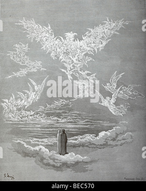 Gustave Dore illustrazione del "L'Aquila" da Dante nella Divina Commedia Foto Stock