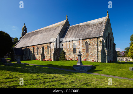 Chiesa di San Tommaso, St Dogmaels, Ceredigion, West Wales, Regno Unito Foto Stock