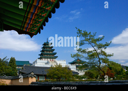 Museo Nazionale del Folklore, Seoul, Corea del Sud Foto Stock