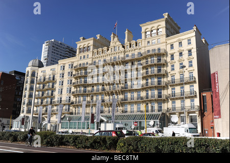 Il Grand Hotel a Brighton venticinque anni dopo che esso è stato bombardato da parte dell'IRA nel 1984 Foto Stock