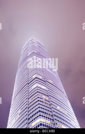 Due Centro Finanziario Internazionale, 2 IFC torre, Sheung Wan District, Isola di Hong Kong, Hong Kong, Cina, Asia Foto Stock