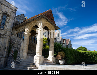 Il Normanno scala al Re della scuola in Canterbury Kent, Regno Unito. Foto Stock