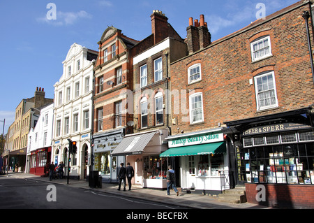 Highgate High Street, Highgate, London Borough of Haringey, London, England, Regno Unito Foto Stock