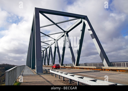 Ponte che attraversa il Nord-Ostsee-Kanal, Kiel-Canal, 'Gruenentaler Hochbruecke', Gruenental, distretto Rendsburg-Eckernfoerde, sch Foto Stock
