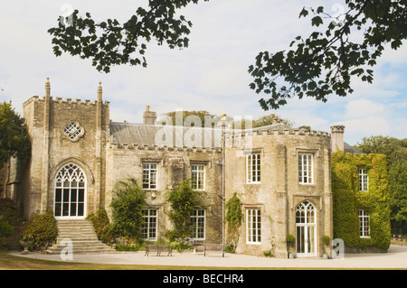 Prideaux Place, Elizabethan House, Padstow, Cornwall, l'Inghilterra del Sud, England, Regno Unito Foto Stock