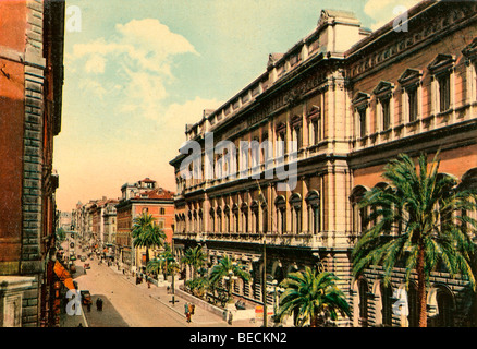 Foto storiche intorno al 1930, Via Nazionale, Roma, Lazio, l'Italia, Europa Foto Stock