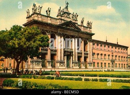 Foto storiche intorno al 1930, Basilica di San Giovanni in Laterano, Roma, Lazio, l'Italia, Europa Foto Stock