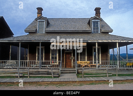 Fort Hays sede, set cinematografico per Balla coi lupi vicino a Rapid City, Black Hills, Dakota del Sud Foto Stock