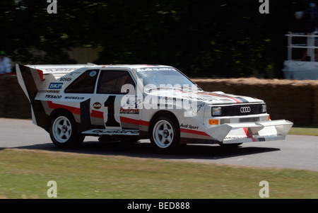 Audi Quattro Rally Car a Goodwood Festival di velocità 2009 Foto Stock