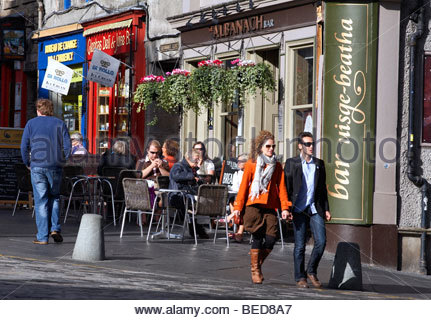 Il Royal Mile cafe, Edimburgo Foto Stock