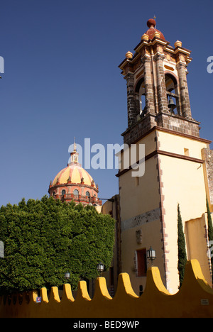 Il Templo de la Concepcion o Templo de las Monjas in San Miguel De Allende, Guanajuato, Messico Foto Stock