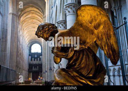 La CATTEDRALE DI NOTRE-DAME, Rouen, Francia Foto Stock