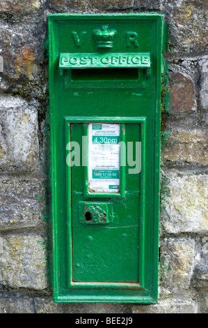Vecchio British postbox in Kinsale, Co Cork, Irlanda Foto Stock