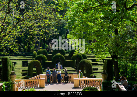 Parc del Laberint d' Horta . Barcellona.Catalogna.La spagna. Foto Stock
