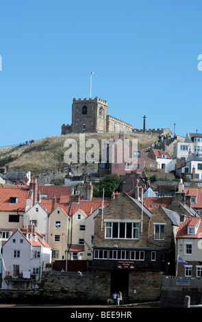 Chiesa di Santa Maria di Whitby North Yorkshire, Inghilterra Foto Stock