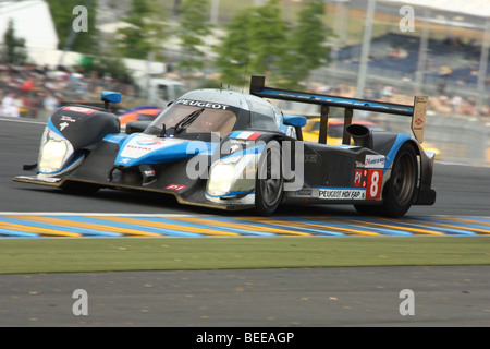 24 Ore di Le Mans 2009 - Peugeot 908 HDI N°8 Foto Stock