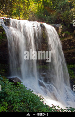 Cade a secco, Cullasaja River Gorge, altopiani, North Carolina, STATI UNITI D'AMERICA Foto Stock