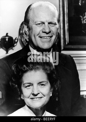 Il Presidente Ford e la First Lady Betty Ford Foto Stock