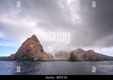 Whakaari / White Island, Bay of Plenty, nuova Zelanda Foto Stock