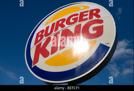 Un Burger King posizione nel Maryland. Foto Stock