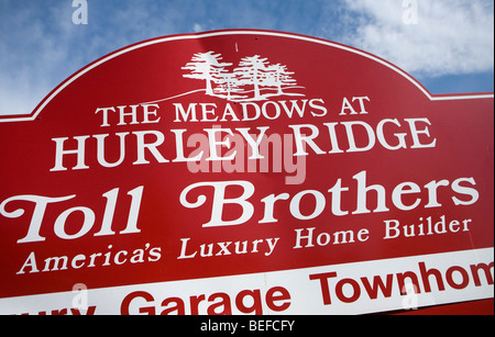 Un pedaggio fratelli housing development in Maryland. Foto Stock