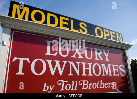 Un pedaggio fratelli housing development in Maryland. Foto Stock