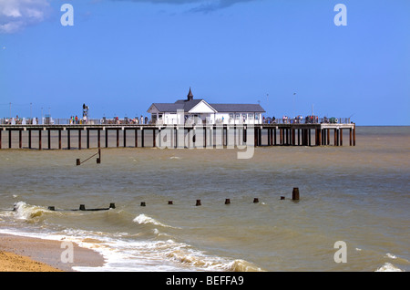 Southwold Pier Suffolk East Anglia Foto Stock