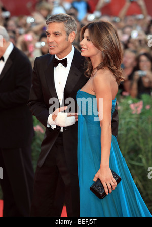 ELIZABETTA CANALIS George Clooney gli uomini che guardano AR capre. PREMIERE. 66ESIMO FESTIVAL DEL CINEMA DI VENEZIA VENEZIA ITALIA 08 Settembre Foto Stock