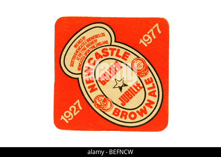 Newcastle brown ale il Golden Jubilee 1927 1977 Foto Stock