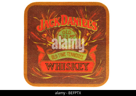 Jack Daniels vecchia n. 7 brand vecchio tempo Tennessee whiskey Foto Stock