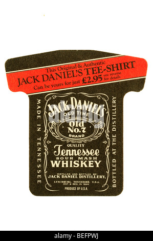 Jack Daniels vecchia n. 7 brand vecchio tempo Tennessee whiskey Foto Stock