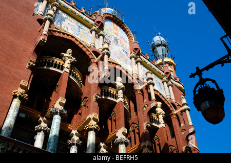 Il Palau de la Musica Catalana da Lluis Domenech i Montaner. Barcellona. Spagna Foto Stock