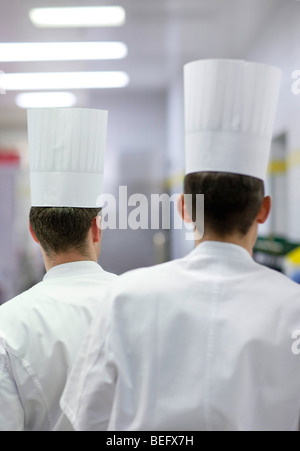 Hef nella cucina di Hotel Adlon Foto Stock