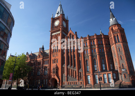 Mattoni rossi originali victoria building dell'Università di Liverpool Merseyside England Regno Unito Foto Stock