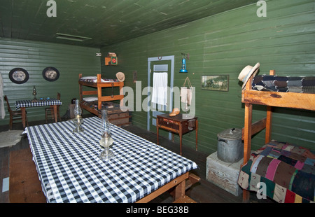 Colorado Grand Junction frutteti croce storica fattoria museo vivente di storia bunkhouse Foto Stock