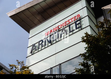 La Manchester Arndale Centre, il principale centro per lo shopping a Manchester in Inghilterra, Regno Unito Foto Stock