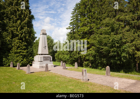 Chattancourt, Verdun, Lorena, Francia, Europa. Prima mondiale di un memoriale di guerra su Le Mort Homme hill Foto Stock