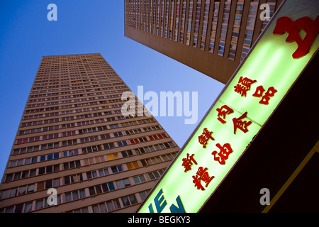 Accedi a Chinatown, Parigi Foto Stock