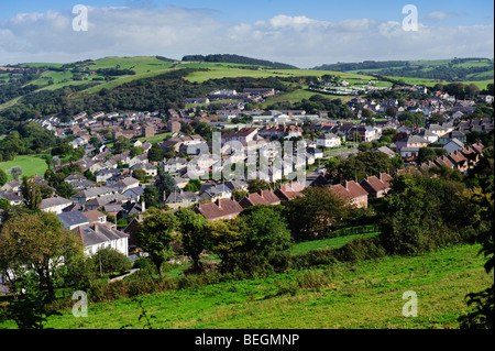 Consiglio Penparcau complesso residenziale alla periferia di Aberystwyth Wales UK Foto Stock