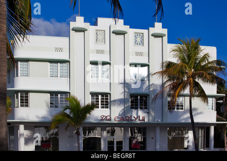 L'Hotel Carlyle su Ocean Drive in Miami South Beach Foto Stock